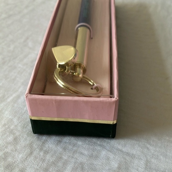 Kate Spade: Gold Tone & Blue Ink Pen Key Fob - Picture 5 of 16